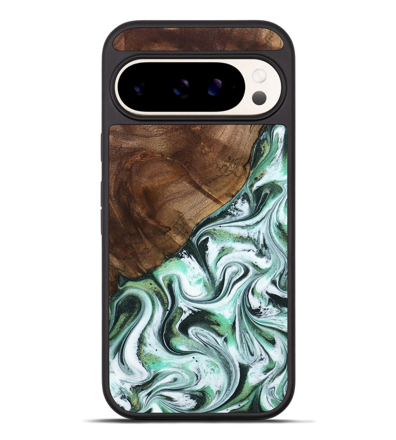 Pixel 9 Pro XL Wood Phone Case - Salma (Green, 795100)