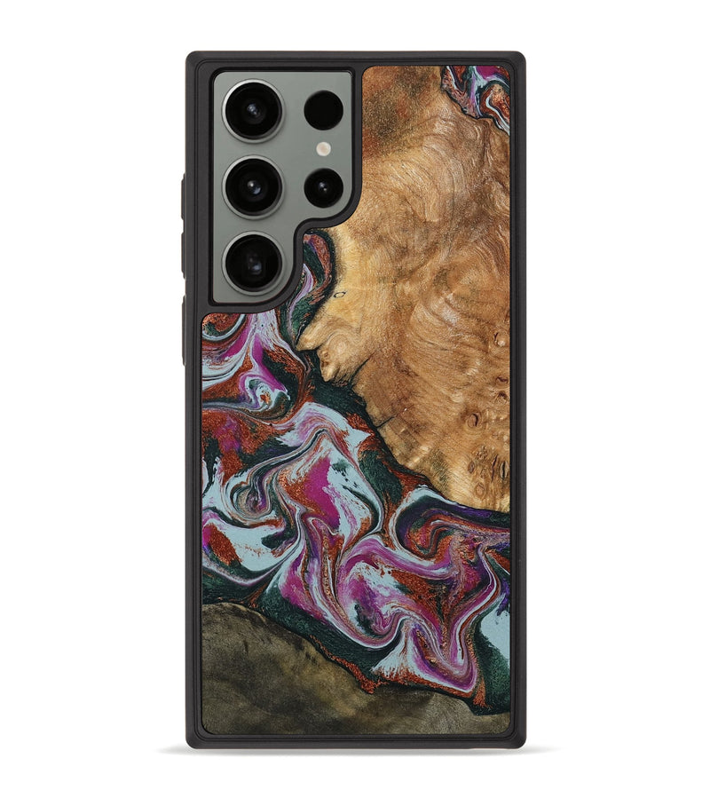 Galaxy S23 Ultra Wood Phone Case - Guido (Green, 795106)