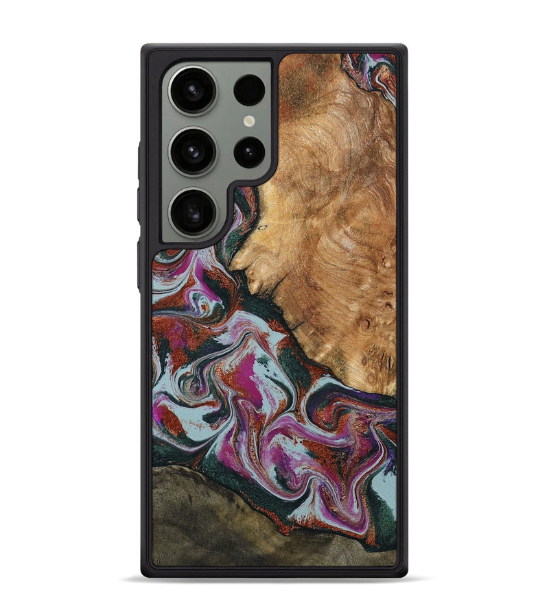 Galaxy S24 Ultra Wood Phone Case - Guido (Green, 795106)