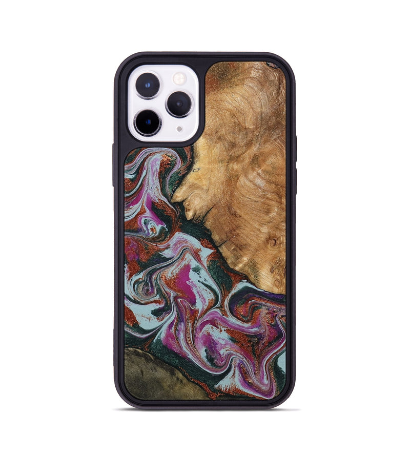 iPhone 11 Pro Wood Phone Case - Guido (Green, 795106)