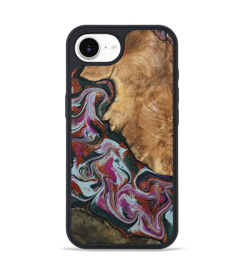 iPhone 16e Wood Phone Case - Guido (Green, 795106)