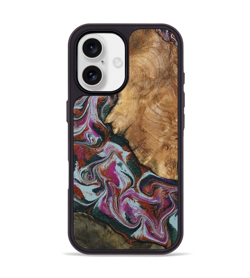 iPhone 17 Wood Phone Case - Guido (Green, 795106)