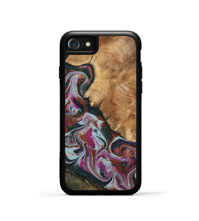 iPhone SE Wood Phone Case - Guido (Green, 795106)