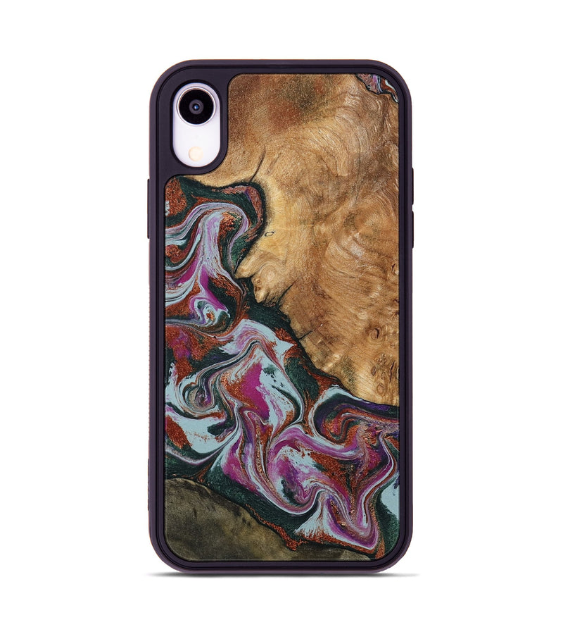 iPhone Xr Wood Phone Case - Guido (Green, 795106)