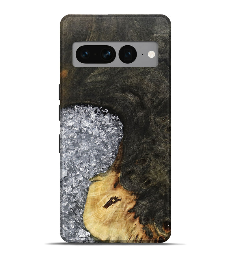 Pixel 7 Pro Wood Live Edge Phone Case - Darcie (Black & White, 795114)