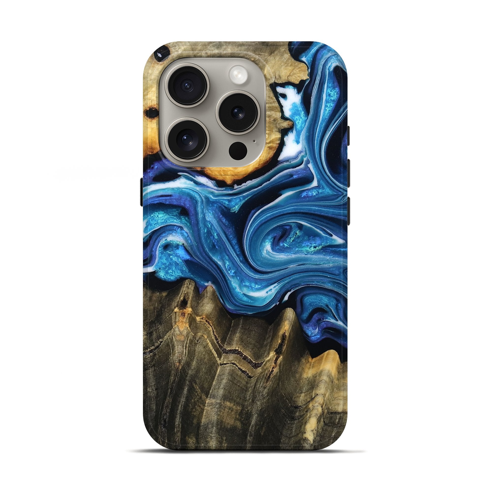 iPhone 16 Pro Live Edge Wood Phone Cases by Carved