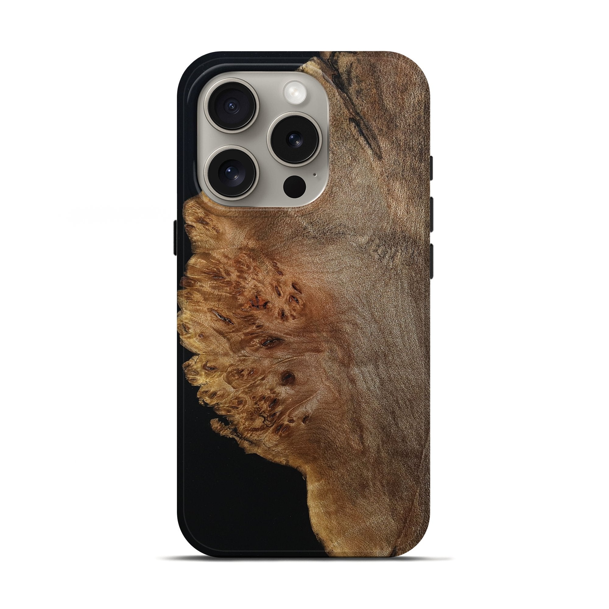 Carved iPhone 16 Pro Max スタビライズドウッド ケース iPhone 16 Pro Live Edge Wood Phone Cases by Carved