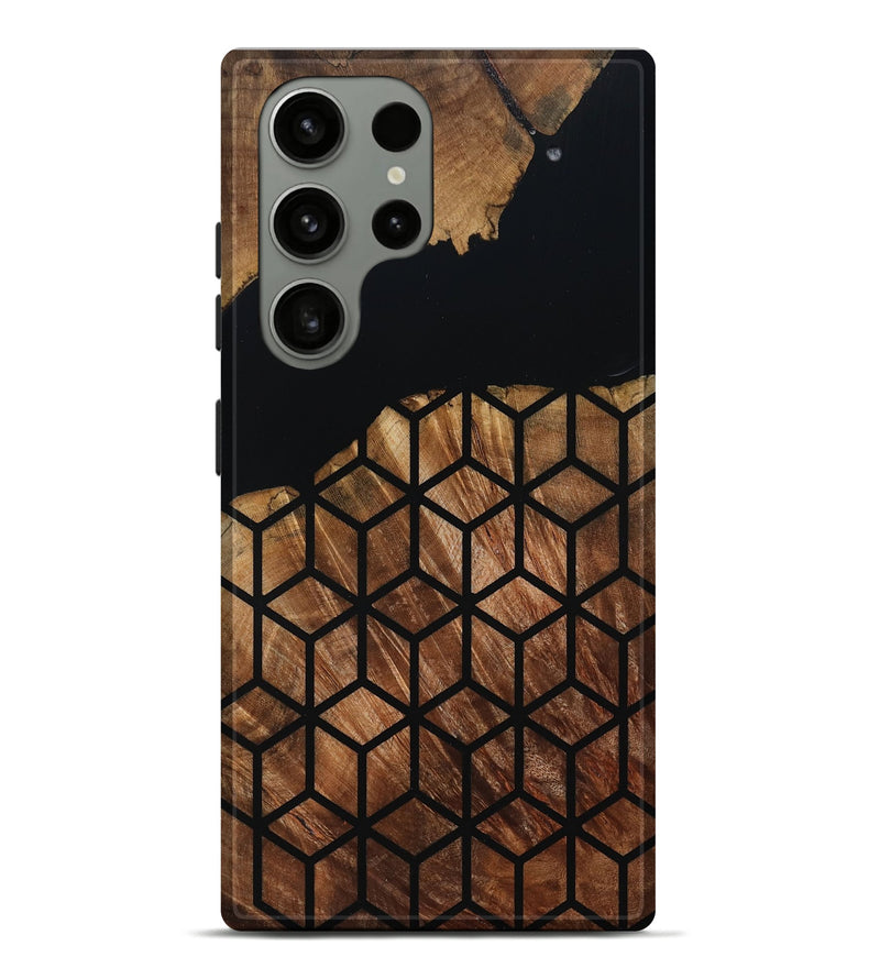 Galaxy S23 Ultra Wood Live Edge Phone Case - Sydnee (Double Dyed, 795141)