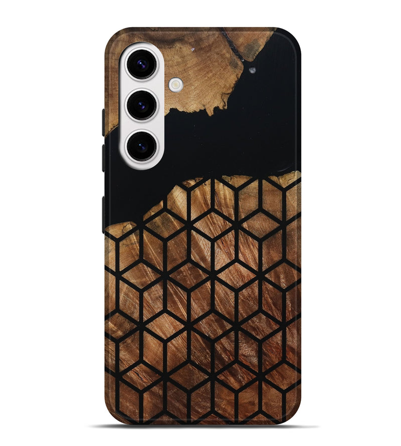 Galaxy S25 Plus Wood Live Edge Phone Case - Sydnee (Double Dyed, 795141)
