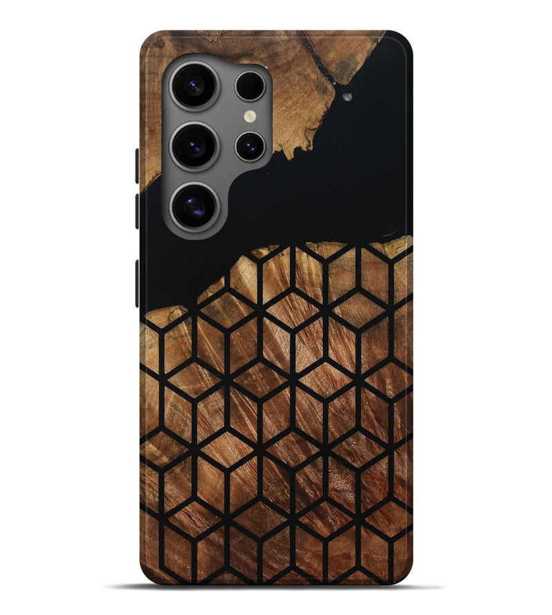 Galaxy S25 Ultra Wood Live Edge Phone Case - Sydnee (Double Dyed, 795141)