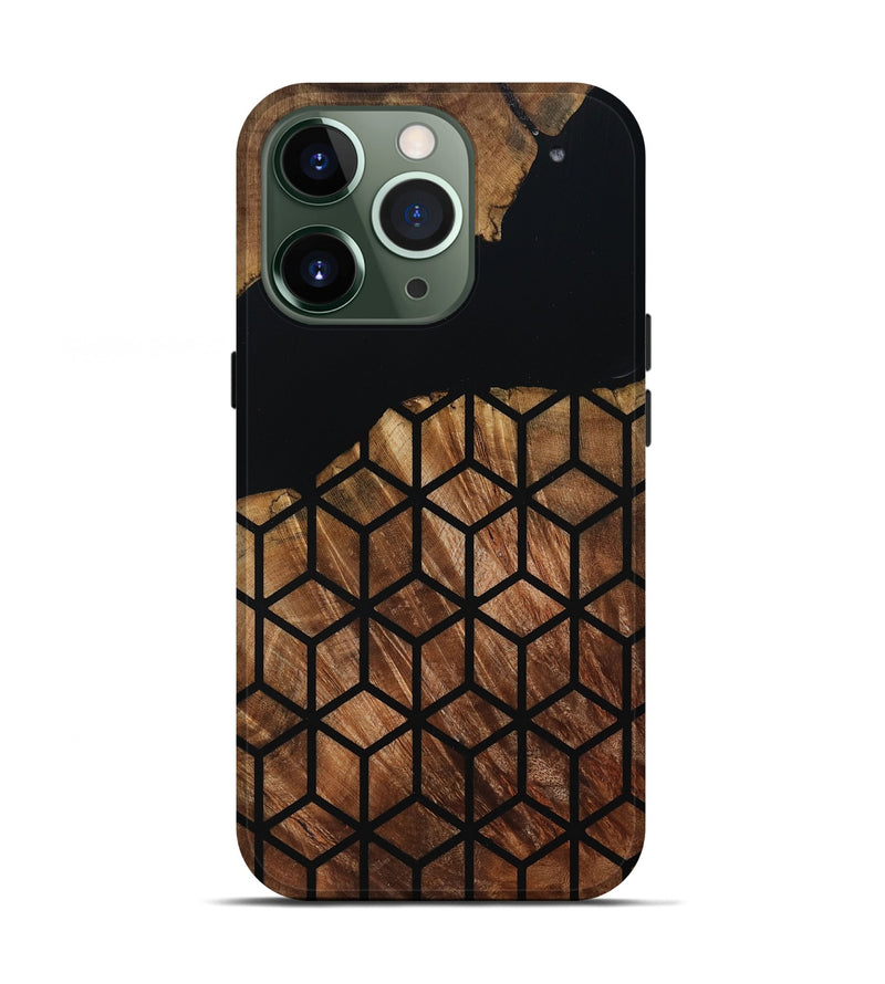 iPhone 13 Pro Wood Live Edge Phone Case - Sydnee (Double Dyed, 795141)