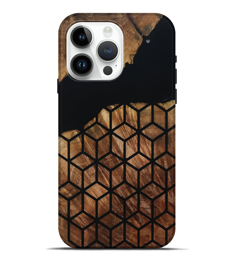 iPhone 15 Pro Max Wood Live Edge Phone Case - Sydnee (Double Dyed, 795141)