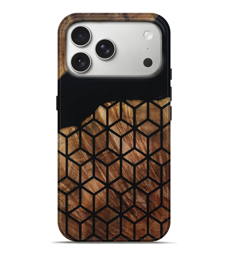 iPhone 17 Pro Max Wood Live Edge Phone Case - Sydnee (Double Dyed, 795141)