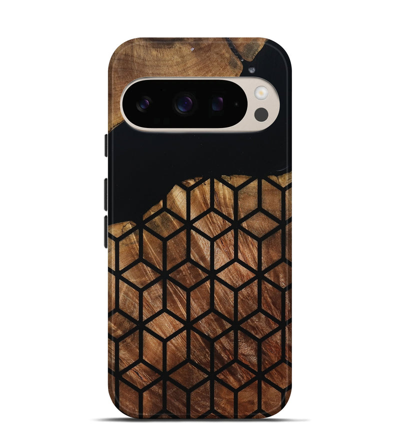 Pixel 10 Pro Wood Live Edge Phone Case - Sydnee (Double Dyed, 795141)
