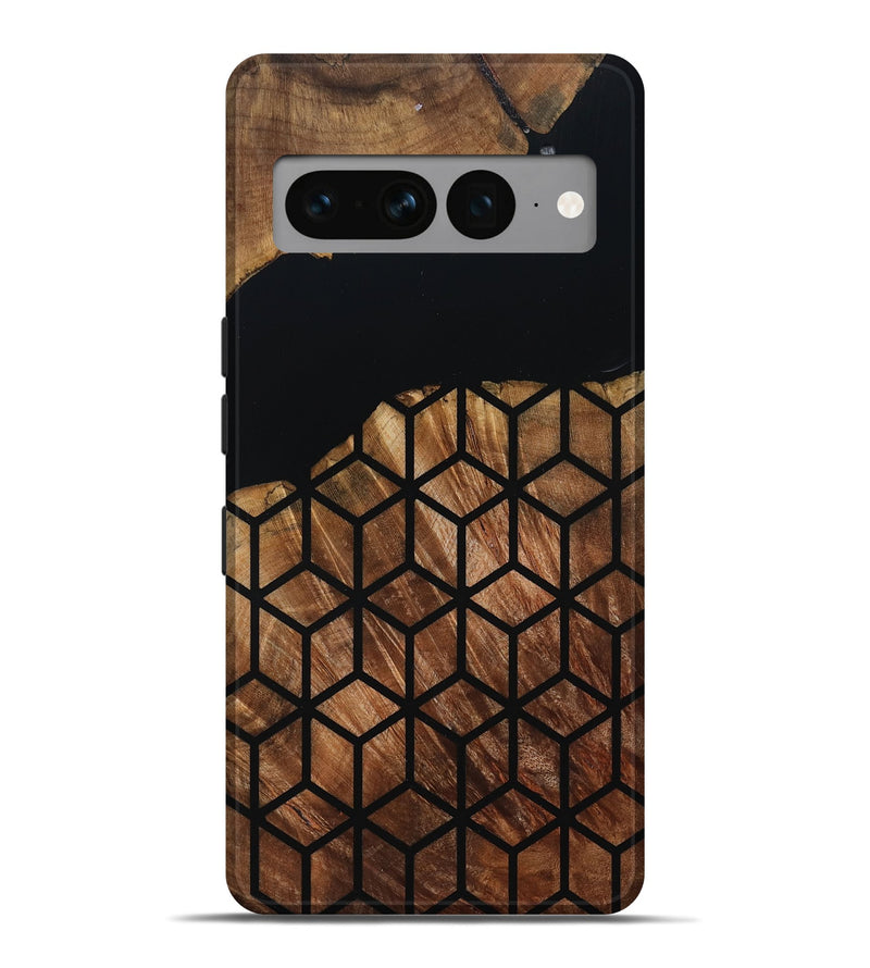 Pixel 7 Pro Wood Live Edge Phone Case - Sydnee (Double Dyed, 795141)