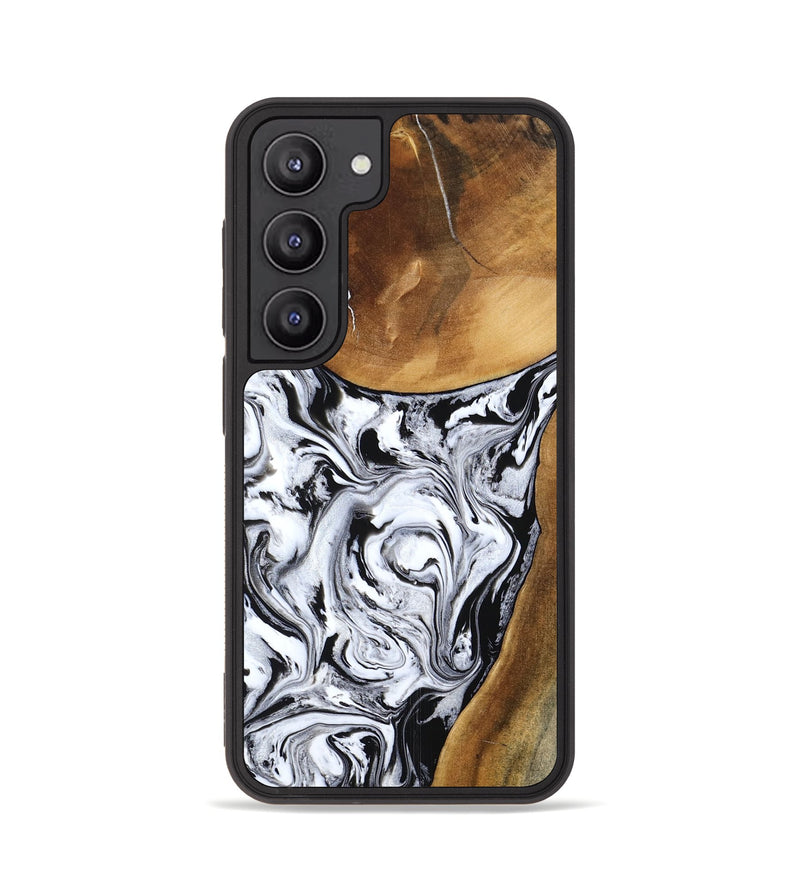 Galaxy S23 Wood Phone Case - Geri (Black & White, 795235)