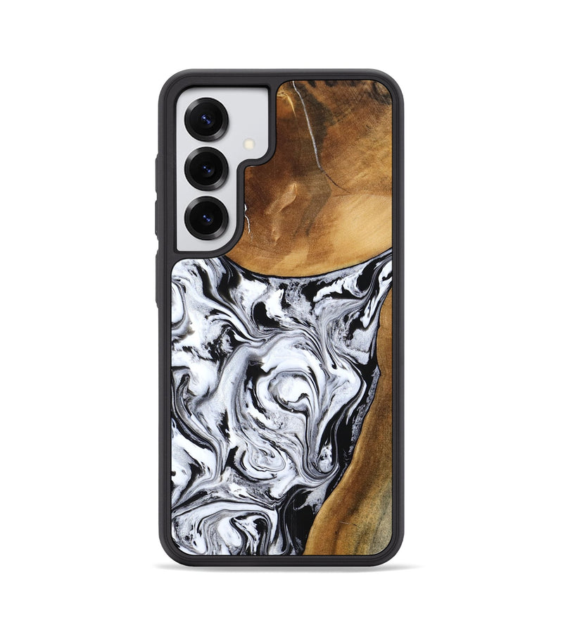 Galaxy S25 Wood Phone Case - Geri (Black & White, 795235)