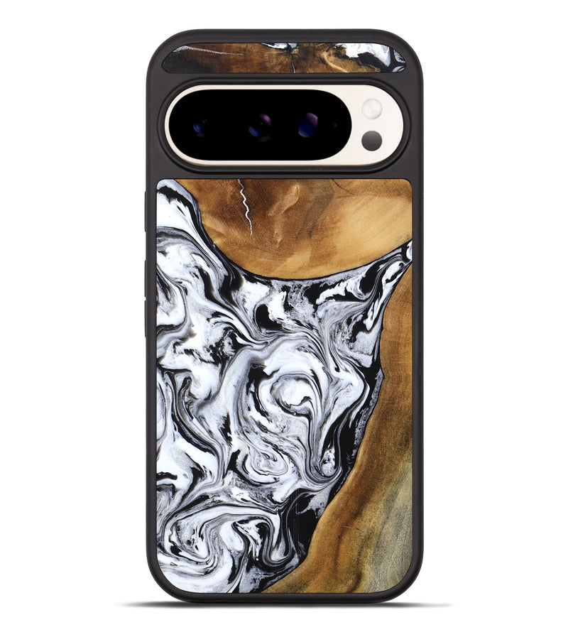 Pixel 10 Pro XL Wood Phone Case - Geri (Black & White, 795235)