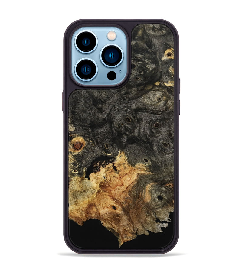 iPhone 14 Pro Max Wood Phone Case - Otha (Wood Burl, 795247)