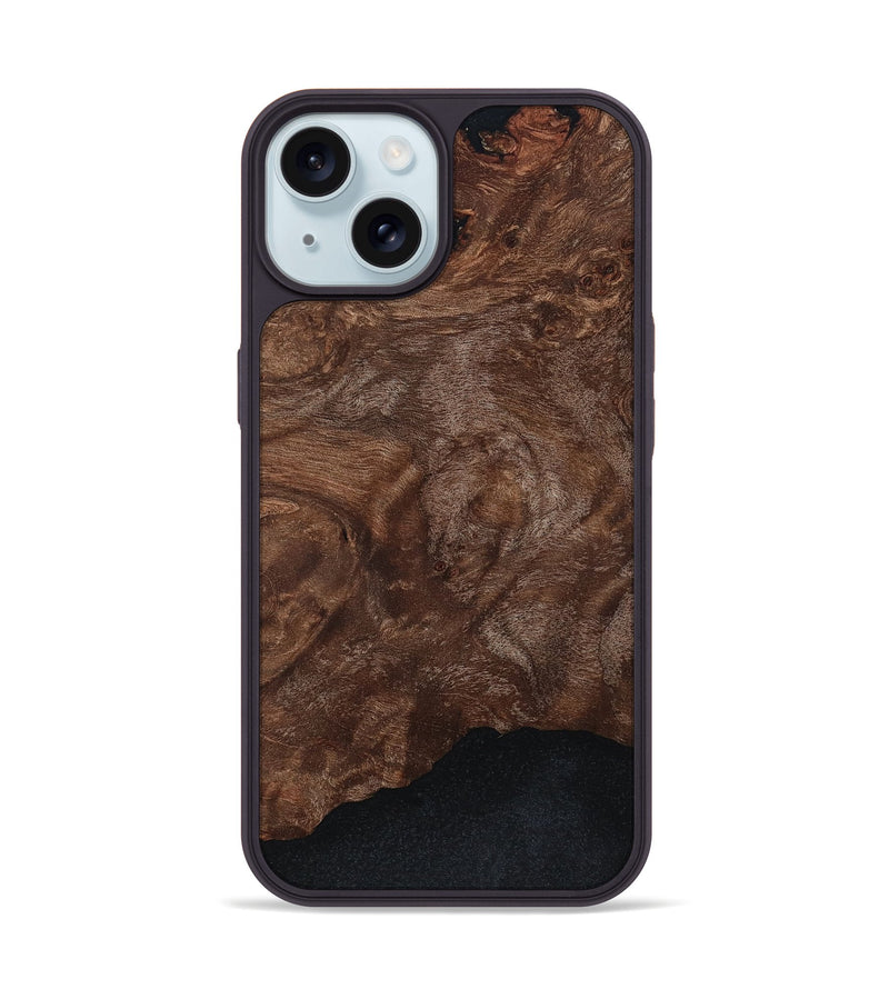iPhone 15 Wood Phone Case - Leola (Wood Burl, 795249)