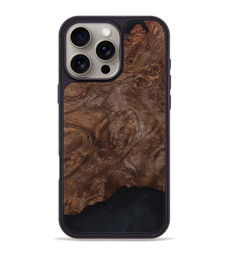 iPhone 16 Pro Max Wood Phone Case - Leola (Wood Burl, 795249)