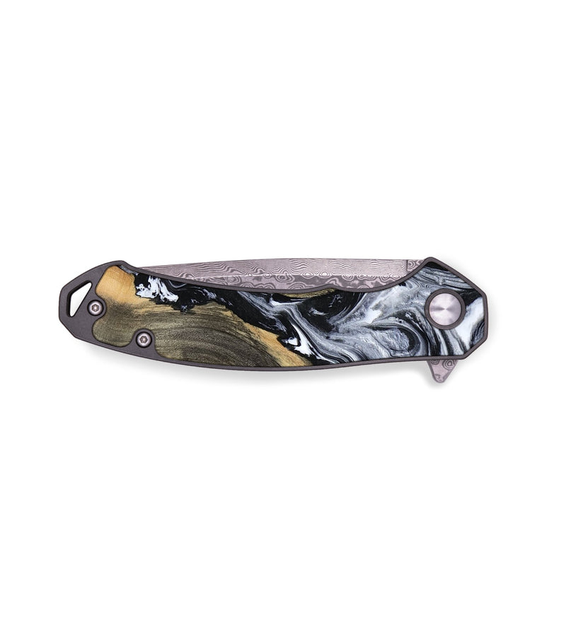 EDC Wood Pocket Knife - Kelley (Black & White, 795268)