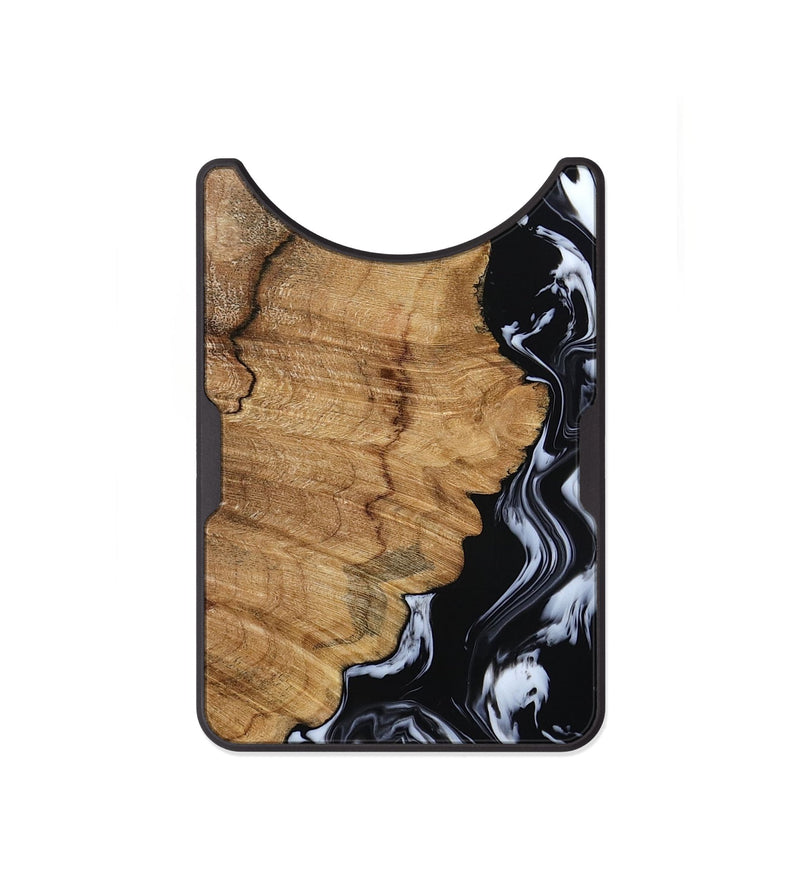 Alloy Wood Wallet - Buster (Black & White, 795272)