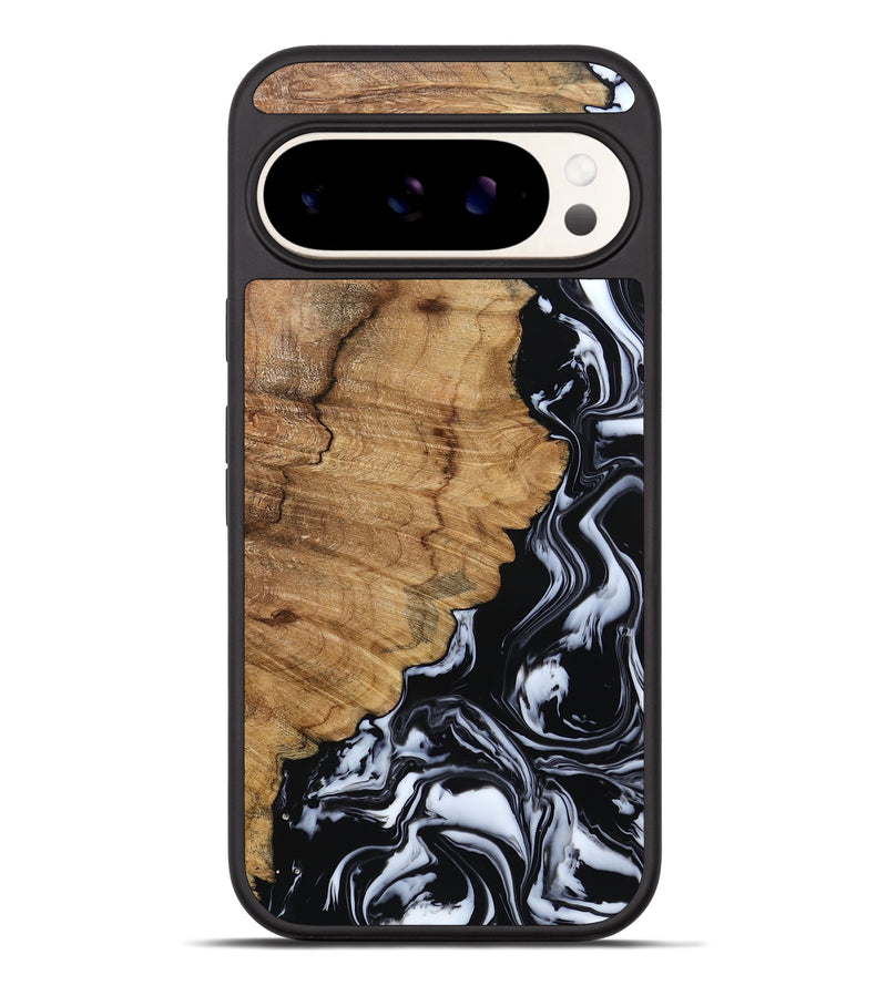 Pixel 9 Pro XL Wood Phone Case - Buster (Black & White, 795272)