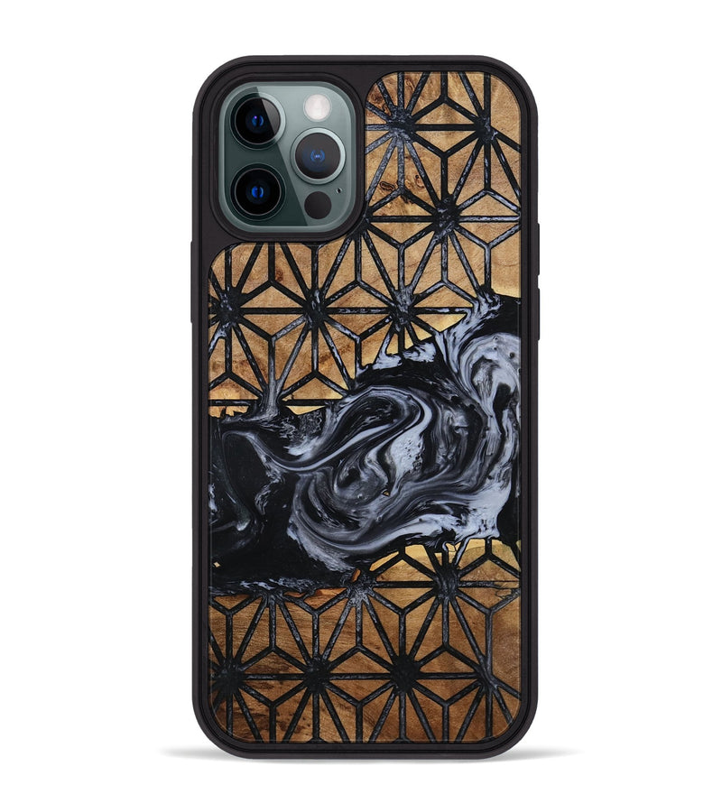 iPhone 12 Pro Max Wood Phone Case - Reed (Pattern, 795330)