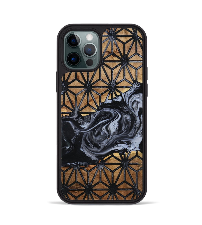 iPhone 12 Pro Wood Phone Case - Reed (Pattern, 795330)