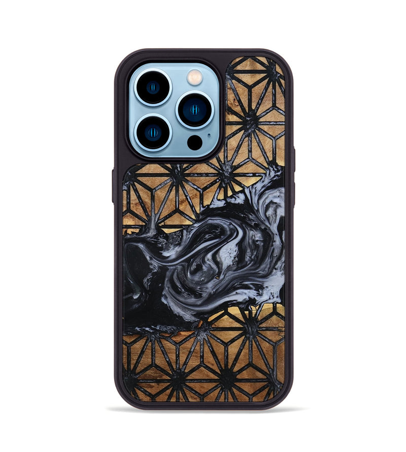 iPhone 14 Pro Wood Phone Case - Reed (Pattern, 795330)