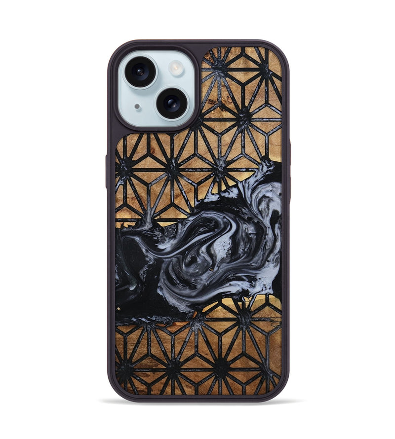 iPhone 15 Wood Phone Case - Reed (Pattern, 795330)