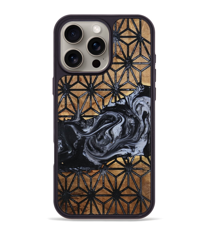 iPhone 16 Pro Max Wood Phone Case - Reed (Pattern, 795330)