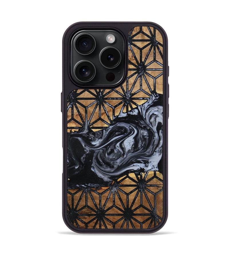 iPhone 16 Pro Wood Phone Case - Reed (Pattern, 795330)