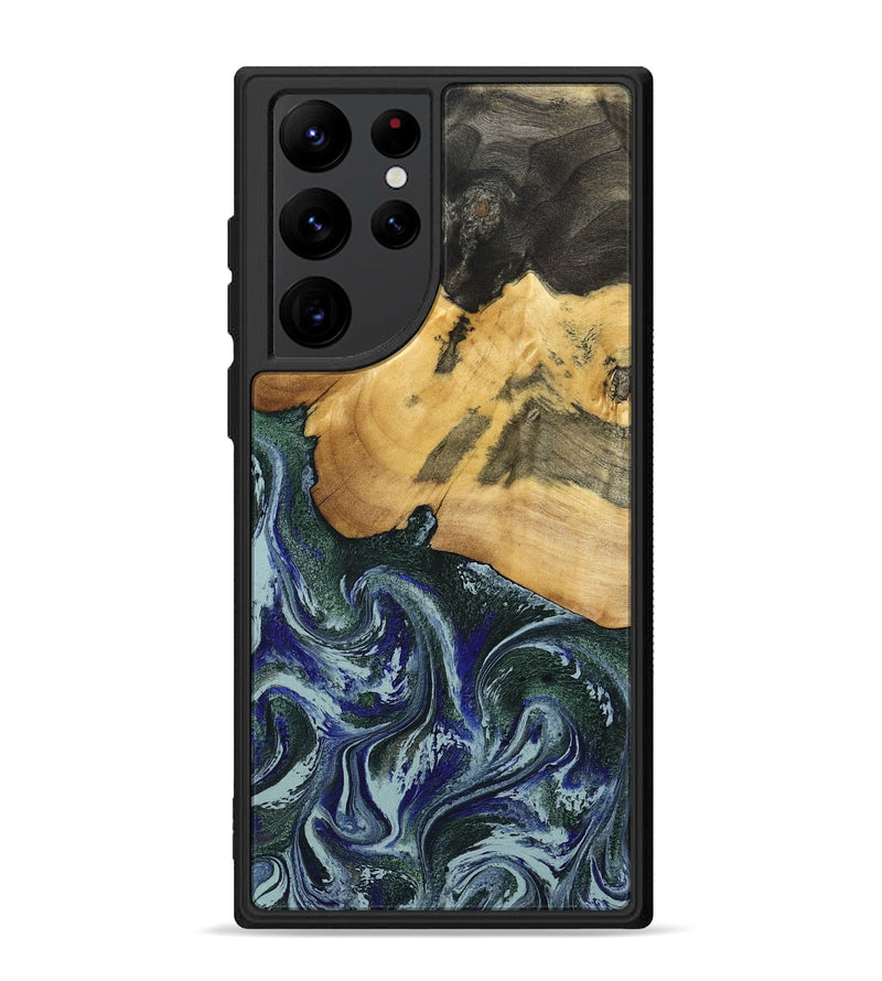 Galaxy S22 Ultra Wood Phone Case - Leann (Green, 795360)