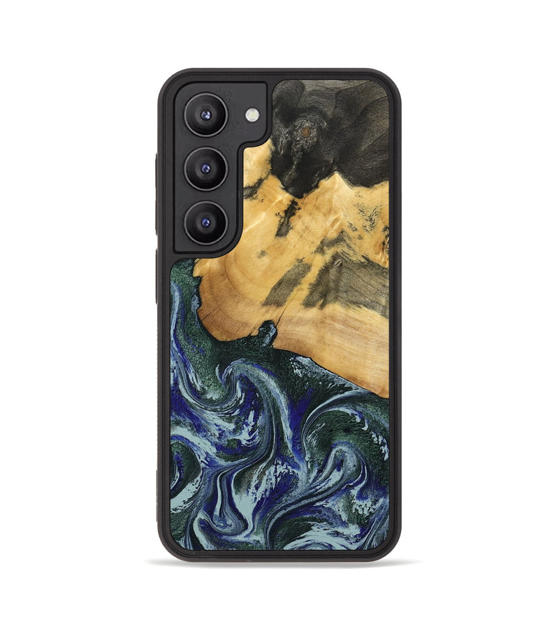 Galaxy S23 Wood Phone Case - Leann (Green, 795360)