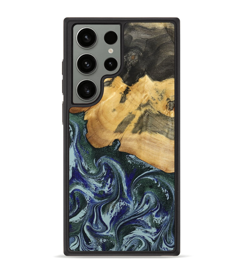 Galaxy S23 Ultra Wood Phone Case - Leann (Green, 795360)