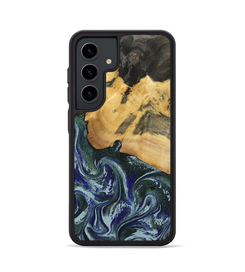 Galaxy S24 Wood Phone Case - Leann (Green, 795360)