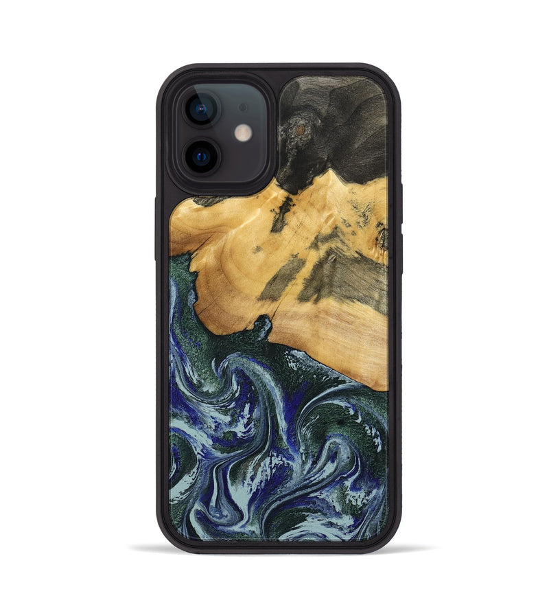 iPhone 12 Wood Phone Case - Leann (Green, 795360)