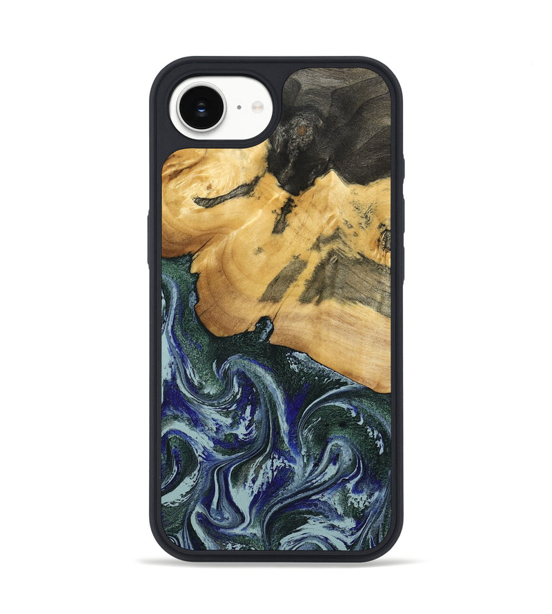 iPhone 16e Wood Phone Case - Leann (Green, 795360)