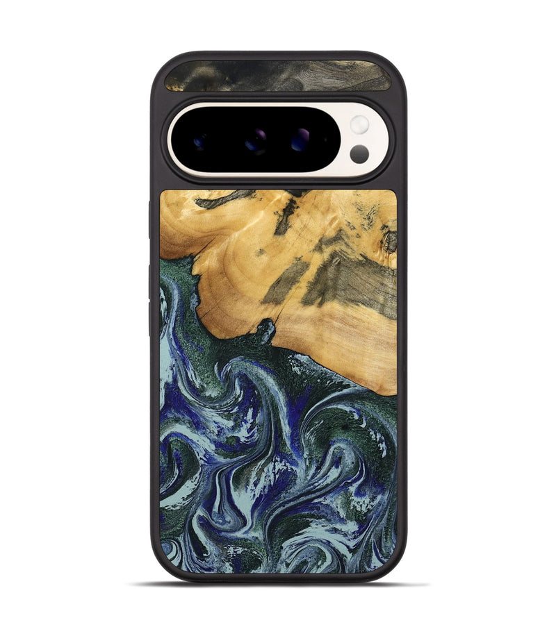 Pixel 9 Pro Wood Phone Case - Leann (Green, 795360)