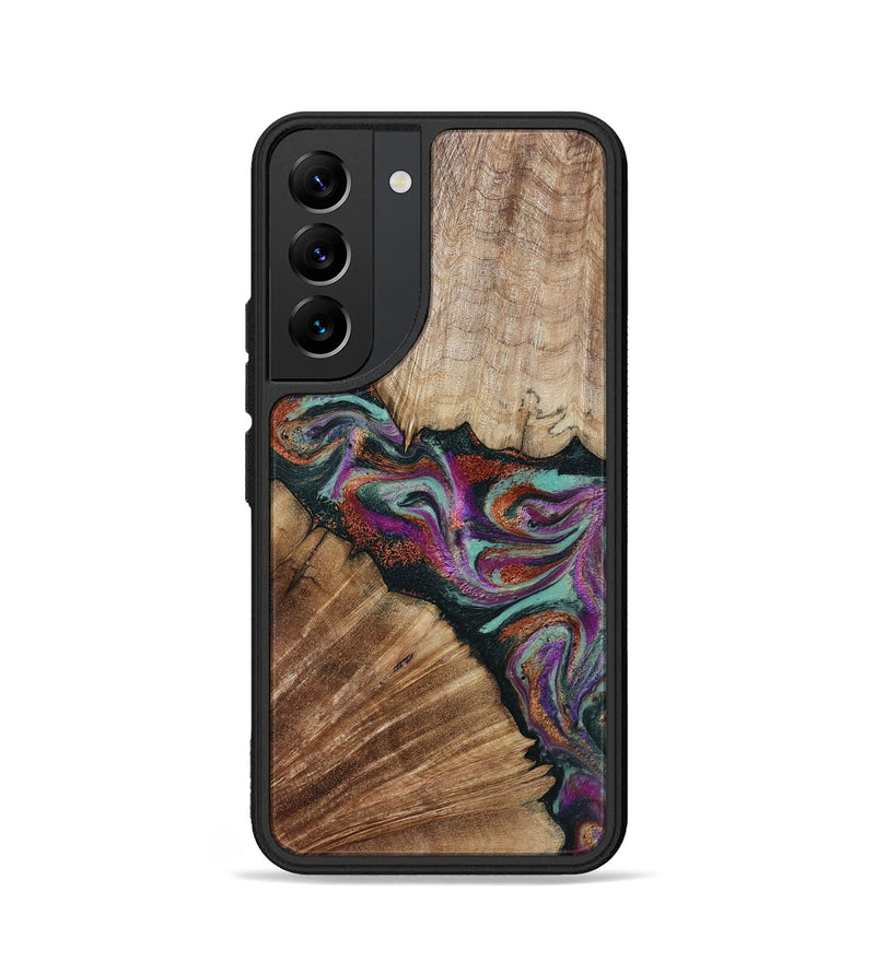 Galaxy S22 Wood Phone Case - Lamar (Green, 795362)