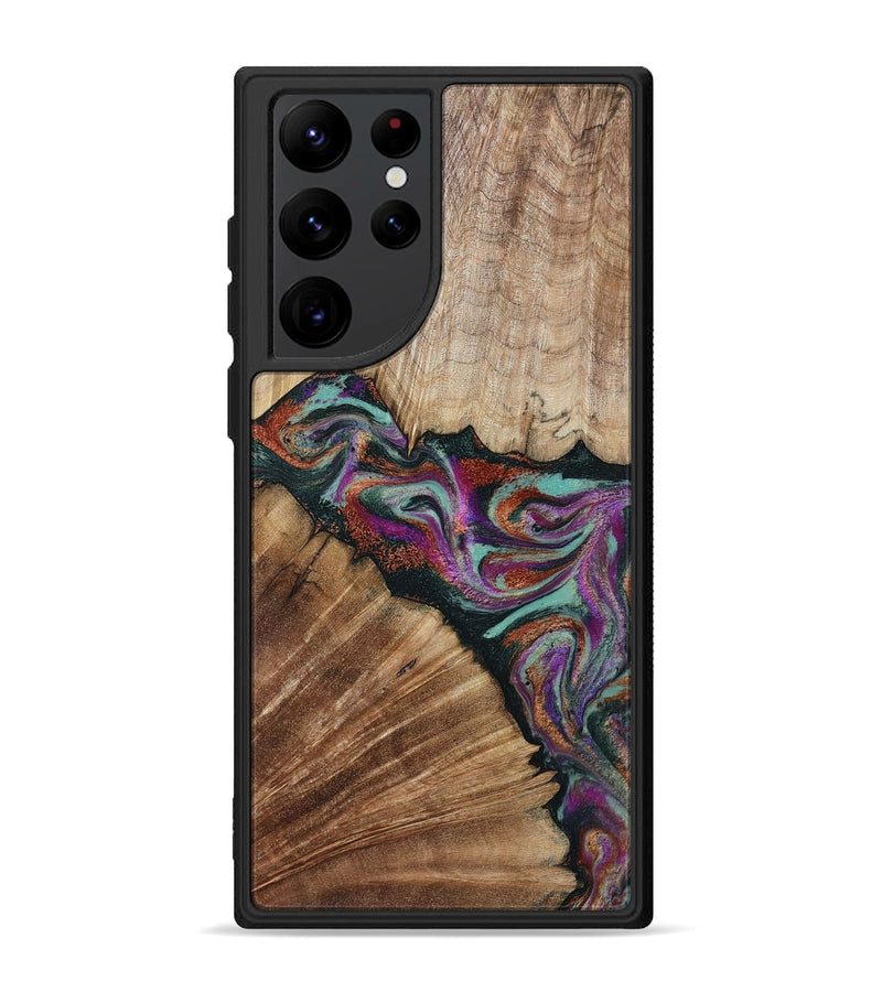 Galaxy S22 Ultra Wood Phone Case - Lamar (Green, 795362)