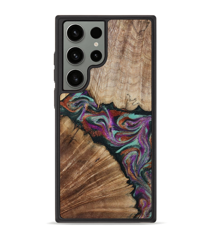 Galaxy S23 Ultra Wood Phone Case - Lamar (Green, 795362)