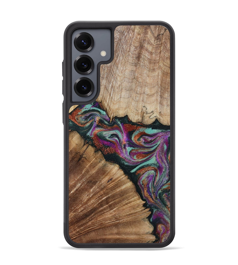 Galaxy S25 Plus Wood Phone Case - Lamar (Green, 795362)