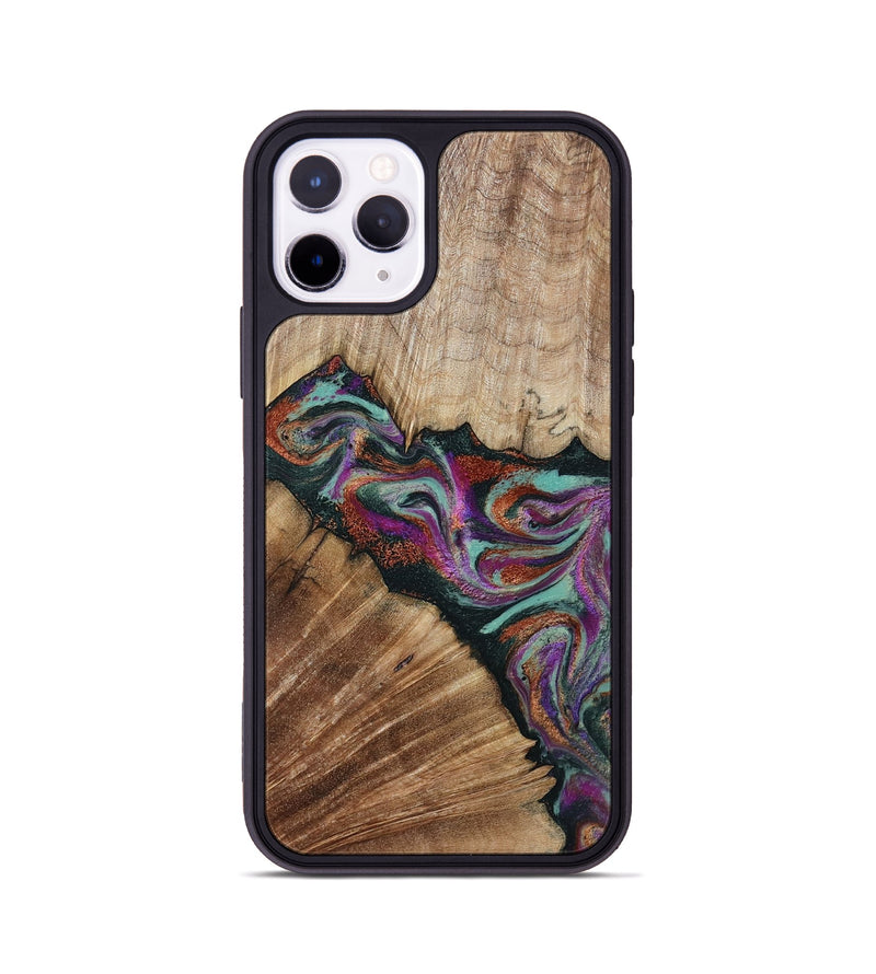 iPhone 11 Pro Wood Phone Case - Lamar (Green, 795362)