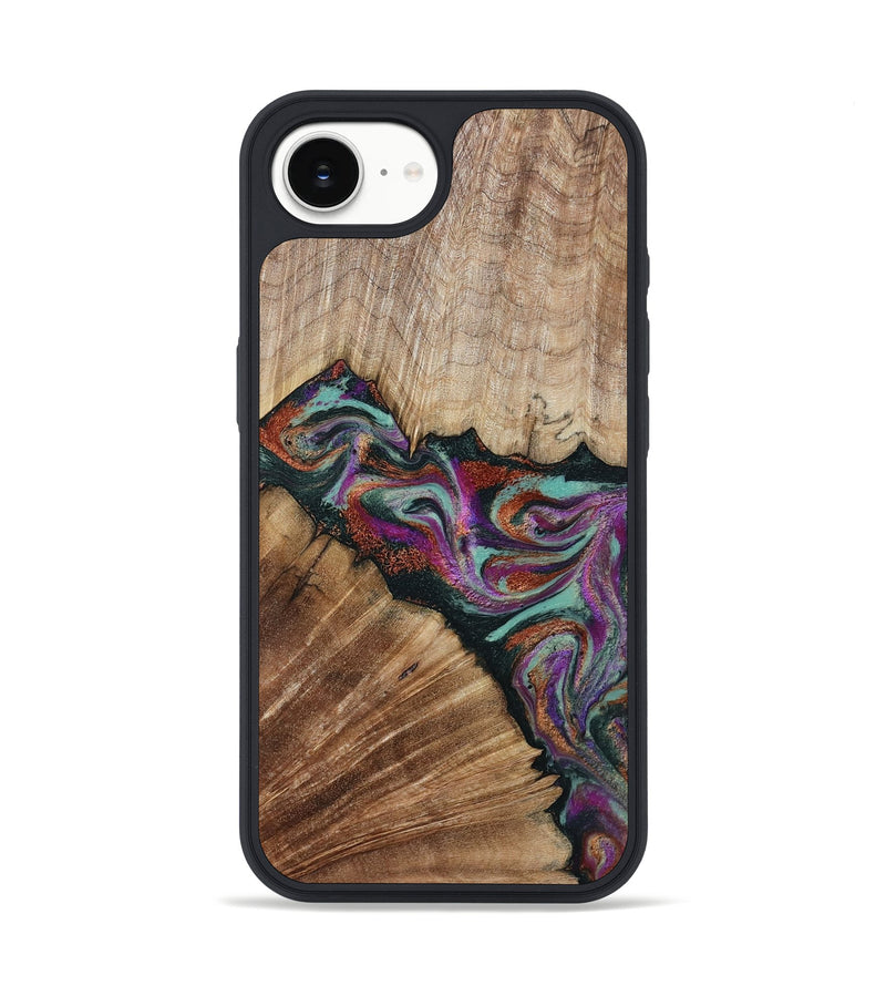 iPhone 16e Wood Phone Case - Lamar (Green, 795362)