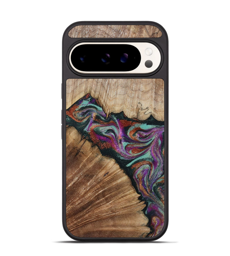 Pixel 9 Pro Wood Phone Case - Lamar (Green, 795362)