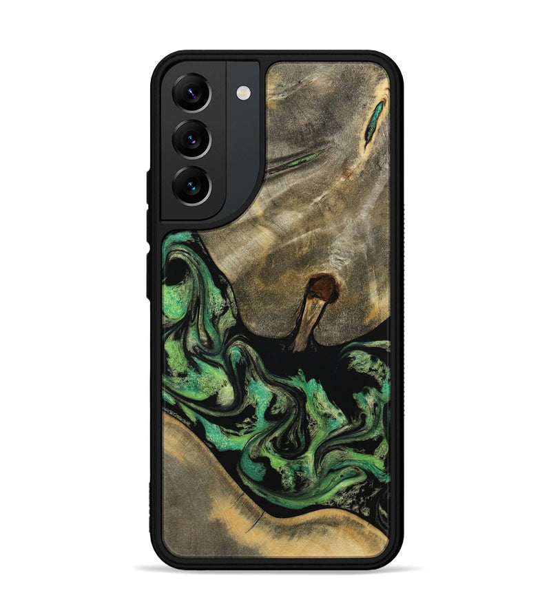 Galaxy S22 Plus Wood Phone Case - Marjory (Green, 795374)
