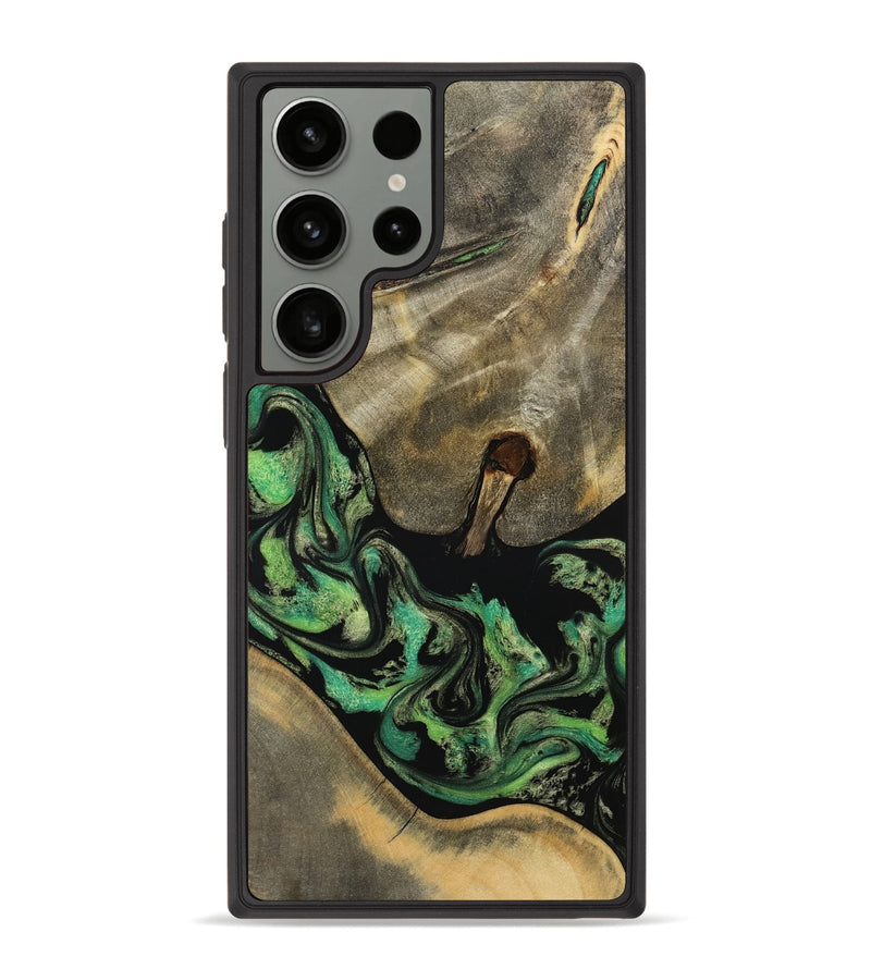 Galaxy S23 Ultra Wood Phone Case - Marjory (Green, 795374)